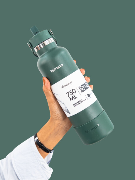 Botella Térmica con Pico 750mL. Verde