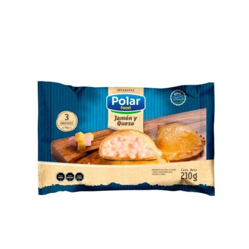 EMPANADAS DE JAMÓN Y QUESO X3 POLAR FOOD EMPANADAS DE JAMÓN Y QUESO X3 POLAR FOOD