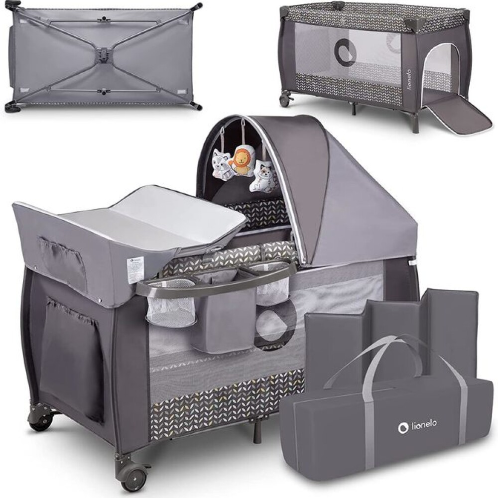 Practicuna deluxe SVEN PLUS Lionelo grey scandi