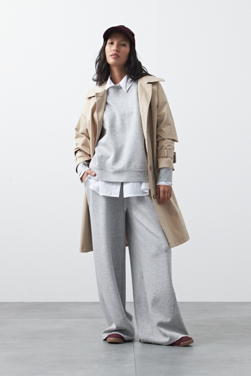 BABUCHA ALBERTA Gris Melange