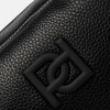 Bandolera Tesa en Efecto Cuero Graneado Negro