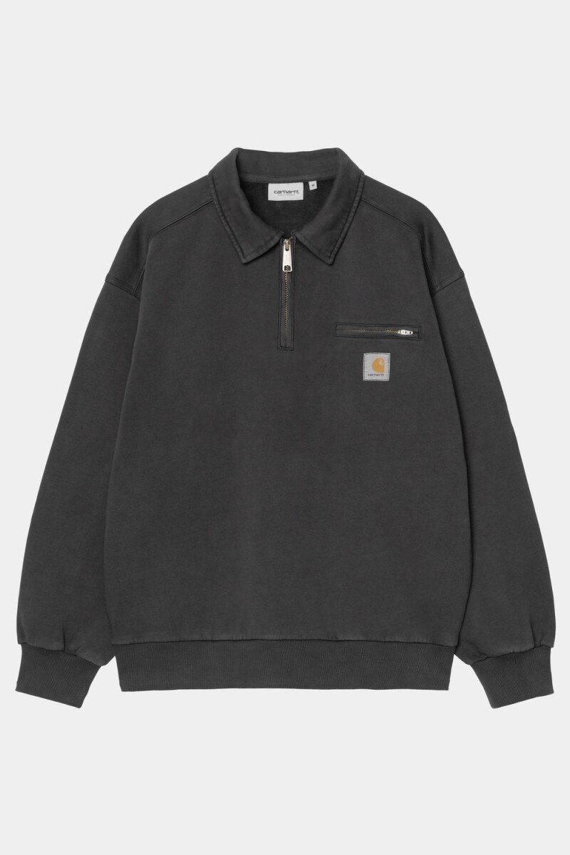 Half Zip Detroit Sweat Negro