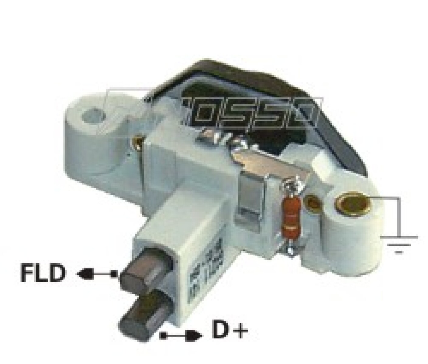 REGULADOR VOLTAJE - M.BENZ VOLVO VW ALTERN.BOSCH = IB.387 NOSSO 