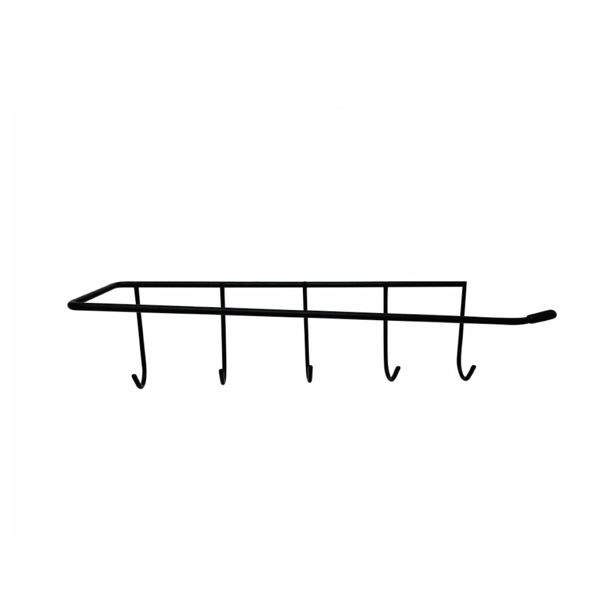 Organizador de Utensilios de Cocina con 5 Ganchos de Acero Negro – Selecta 