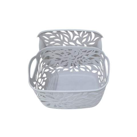 OUTLET Canasto organizador c/ tapa 29*22.5*14.5 cm Outlet Canasto Organizador C/ Tapa 29*22.5*14.5 Cm