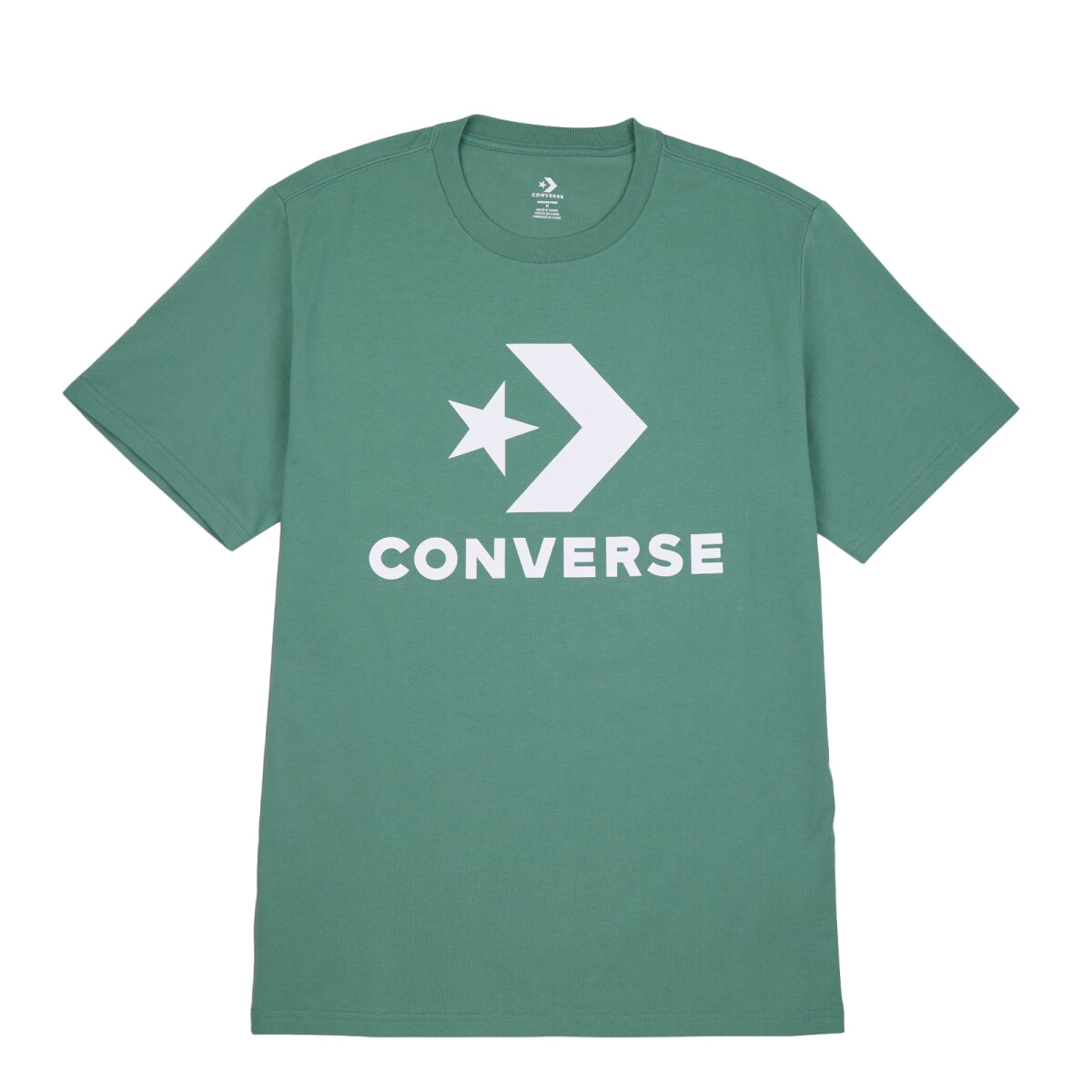 Remera Unisex Converse Chevron Converse - Verde - Blanco 