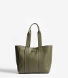 Shopper Con Doble Asa Verde Militar
