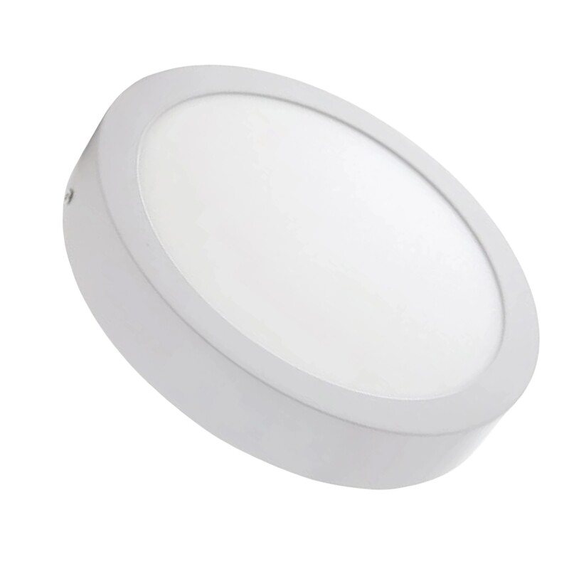PLRA024 Panel LED Redondo de Adosar 24W Luz Cálida