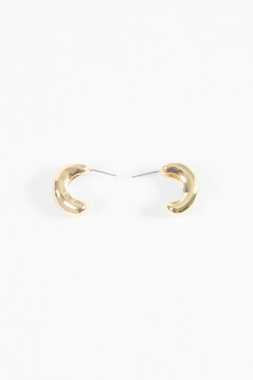 Aros pequeños dorado