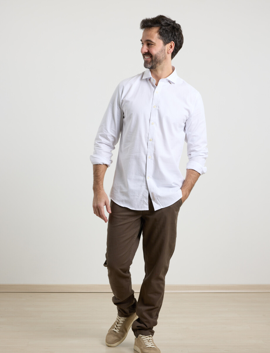 012516 CAMISA HARRINGTON 1937 Blanco