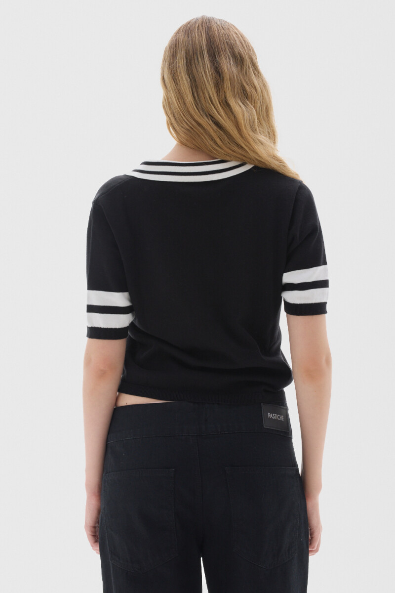 T-shirt Polo Ker Black