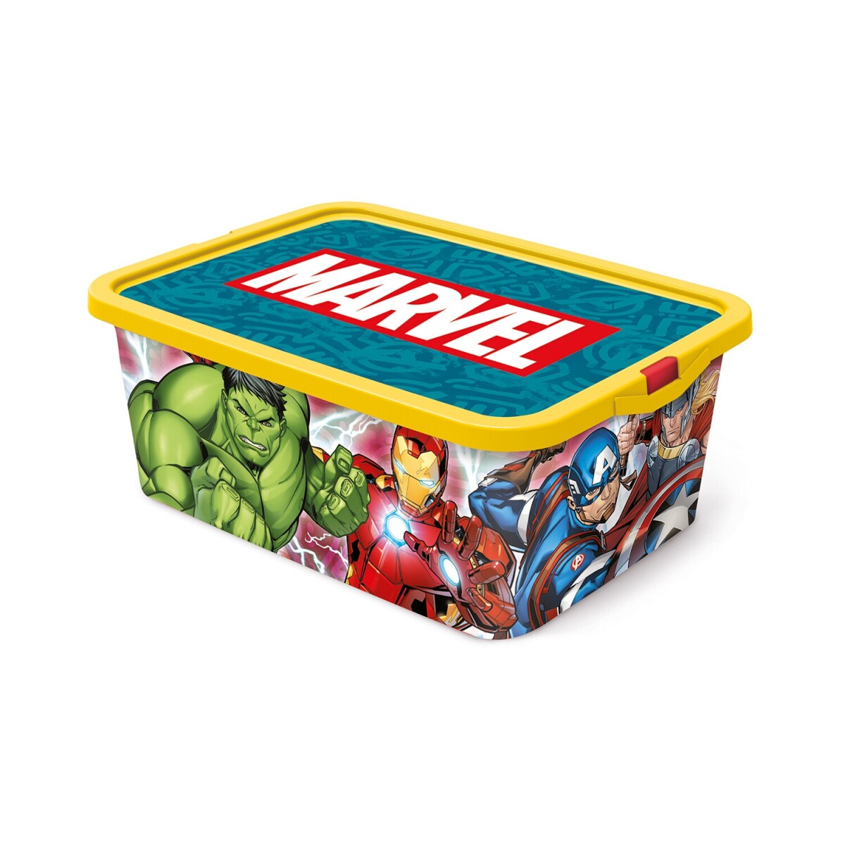 Caja organizadora infantil con tapa Plasútil 13 litros - Avengers 