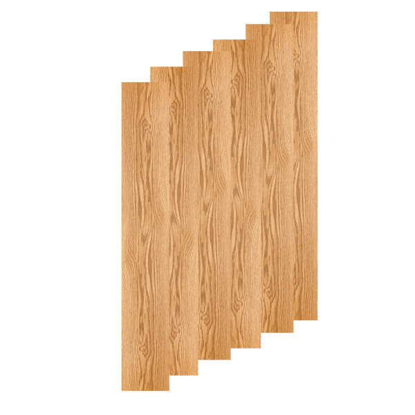 Piso Vinilico Madera Autoadhesivo Tabla De Pegar 2 M2 10 mm® Variante Color Marron Claro 3