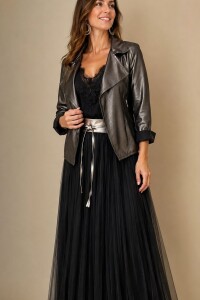 POLLERA AUDACIA Negro