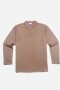 Remera cuello polo KHAKI