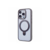 Protector para iPhone 16 Pro Max soporte color gris Protector Para Iphone 16 Pro Max Soporte Color Gris