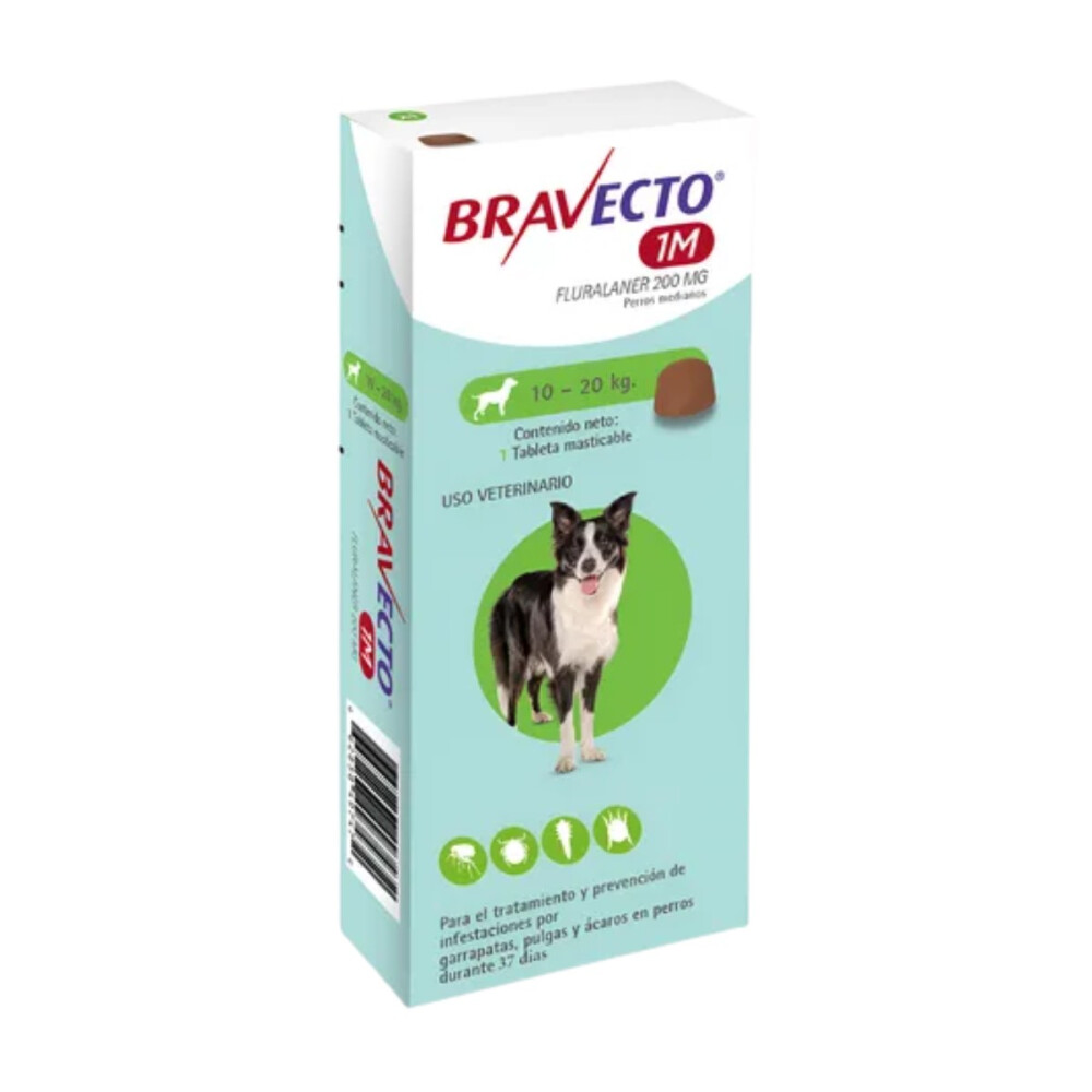 BRAVECTO MENSUAL 10 A 20KG BRAVECTO MENSUAL 10 A 20KG