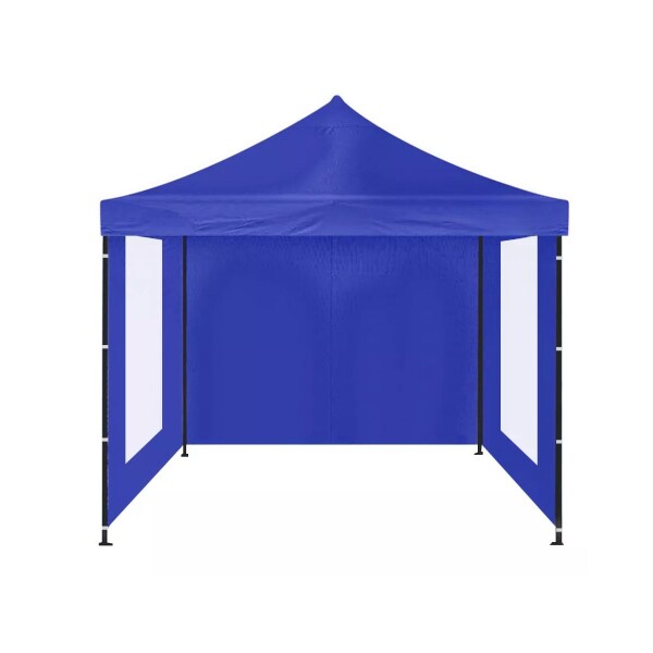 Gazebo Plegable con Paredes y Ventanas 3x3 Para Playa o Jardín Autoarmable Color Azul Gazebo Plegable 3x3 M Autoarmable Ventanas Jardin Toldo Uv Color Azul