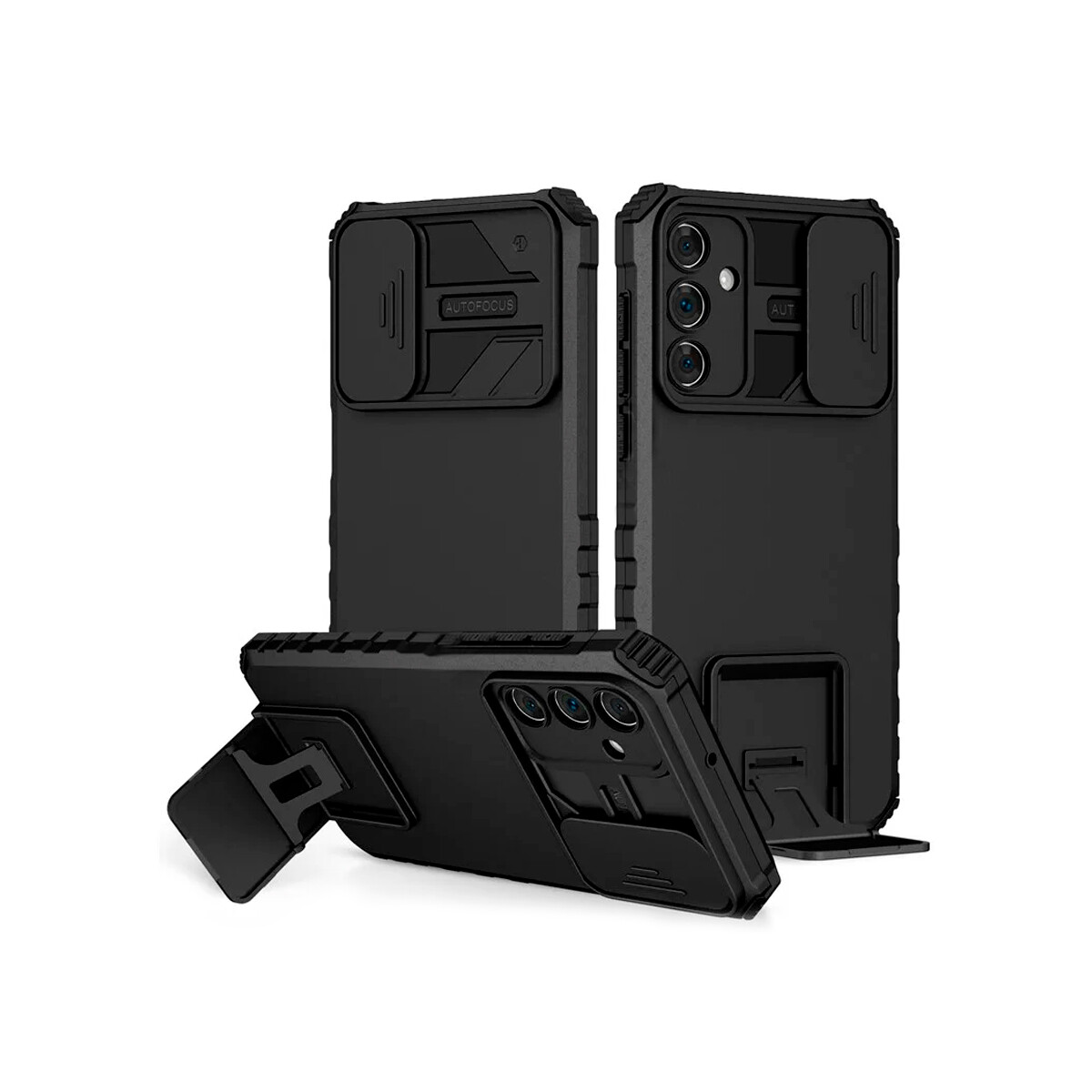 Protector para Samsung Galaxy A55 soporte cubre cámara negro 