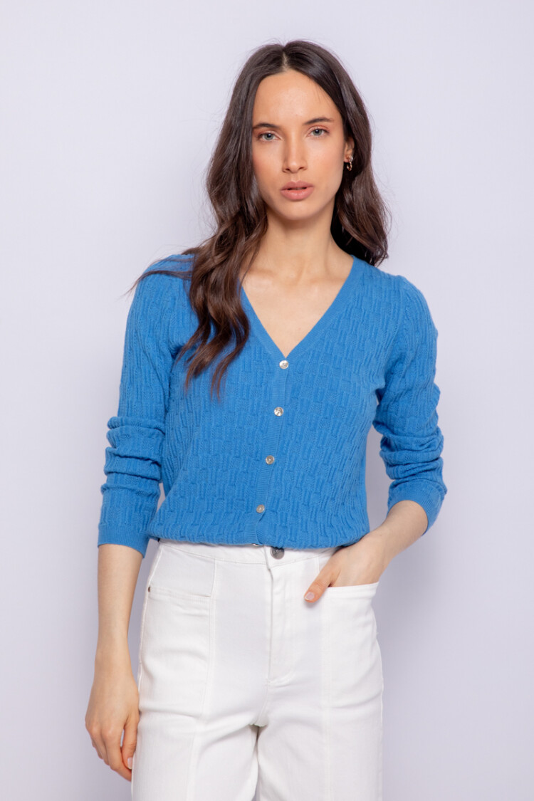 CARDIGAN FIGARI Azul Regata