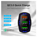 Cargador para Auto 3 Puertos USB A 35W QC 3.0 de 7AMP Cargador para Auto 3 Puertos USB A 35W QC 3.0 de 7AMP