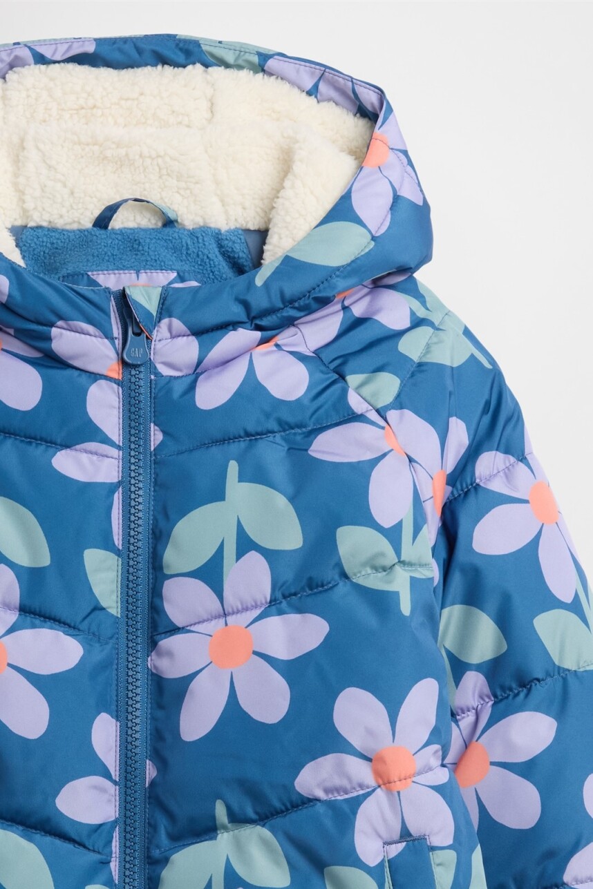 Campera Puffer Toddler Niña Cornflower829
