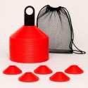KIT 20 CONOS TORTUGA CON SOPORTE Y BOLSA NARANJA