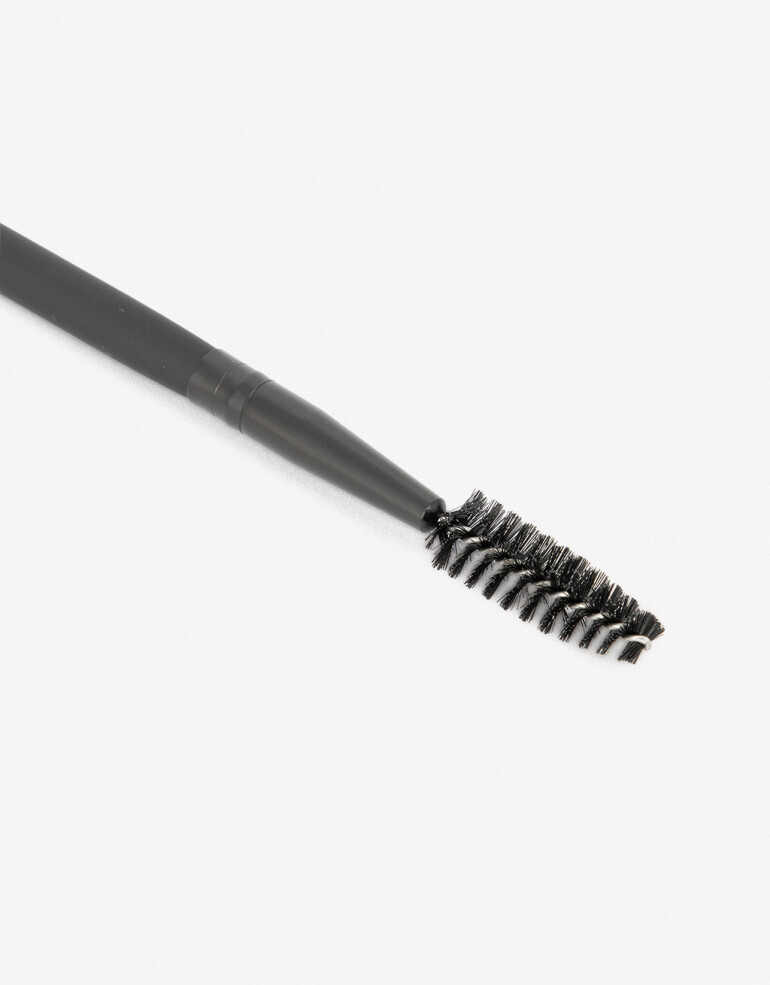 Brochas y Aplicadores Brochas Pincel Doble Para Perfilado De Cejas - Negro