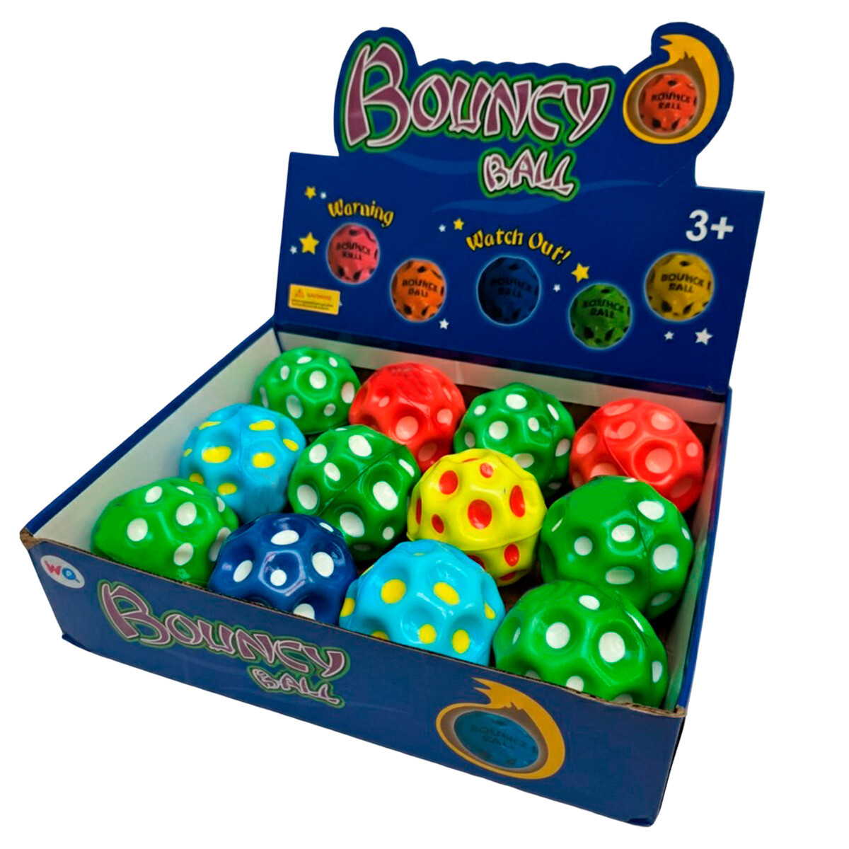 Pelota Espacial Rebotadora Set X12 Colores Surtidos 