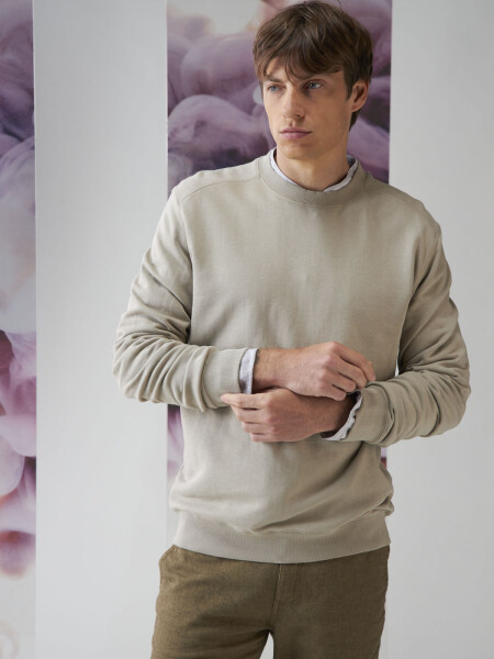 FLEECE ALNAIR BEIGE PIEDRA