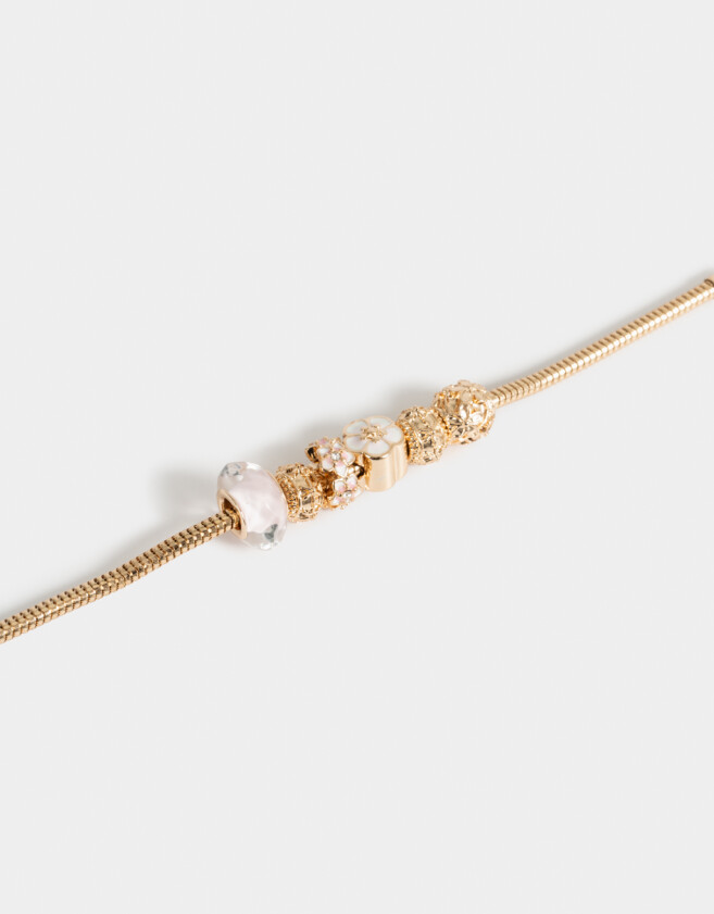 Pulseras Flexibles Multi dijes Pulsera Flexible Multidijes - Dorado
