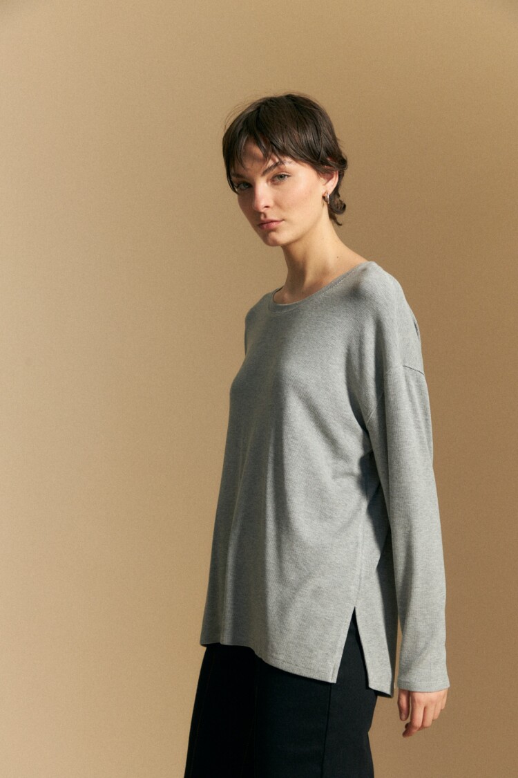 REMERA GRIFFIN Gris Melange