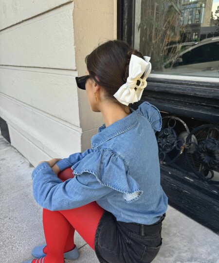 PINZA BOW BEIGE