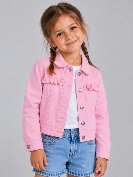 CAMPERA COCOMIEL 6867 VOLADOS ROSADO