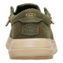 Wally COMF Worn Twill Hombre Burnt Olive/Boulder Tan