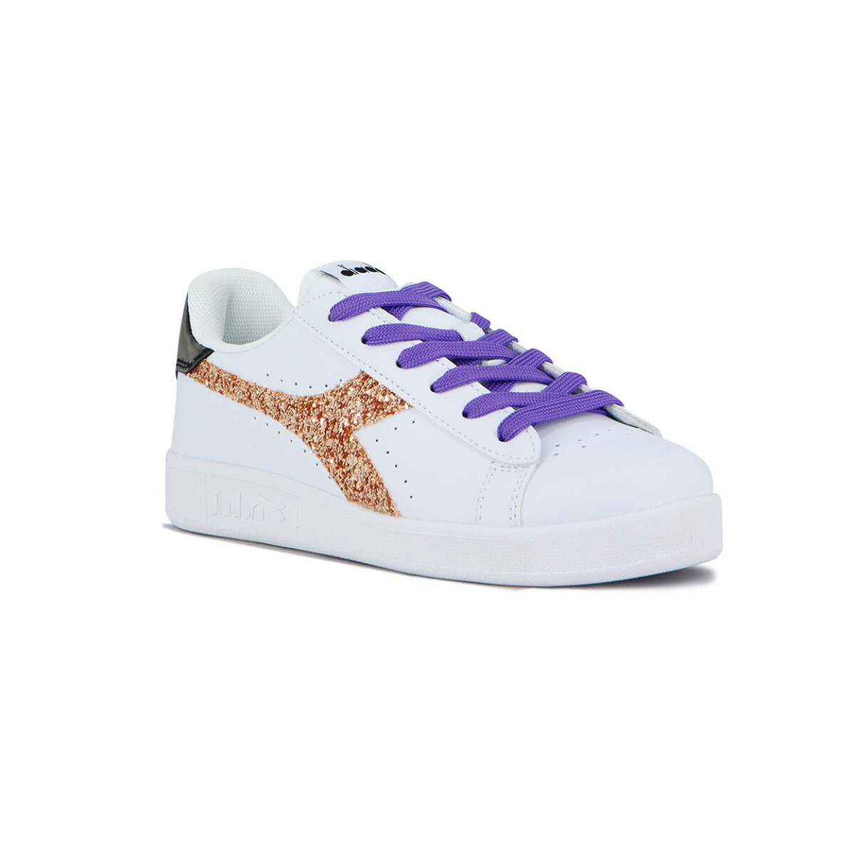 Championes Mujer Diadora Knock On - Blanco-Dorado 