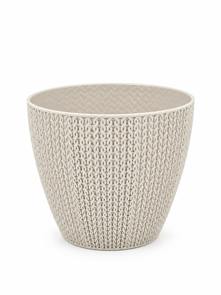 MACETA DOTS - OFF WHITE 