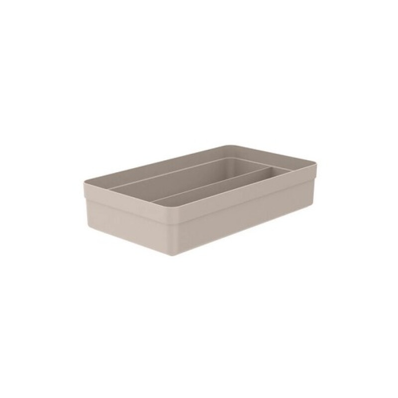 Organizador de cajones 2 secciones Beige