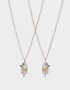 Collares para compartir Esmaltado Collares Para Compartir Girl Gang - Plateado