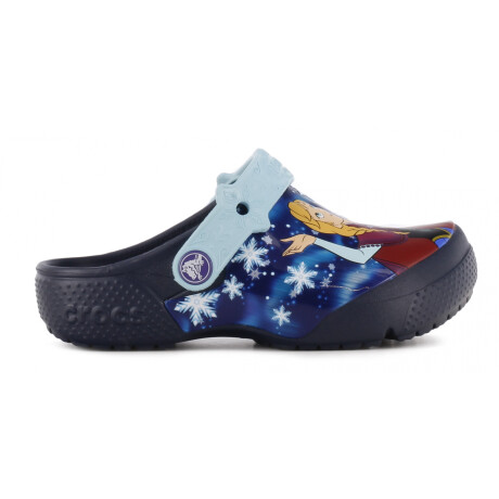 Zuecos Infantiles Crocs Frozen Kids Azul Marino