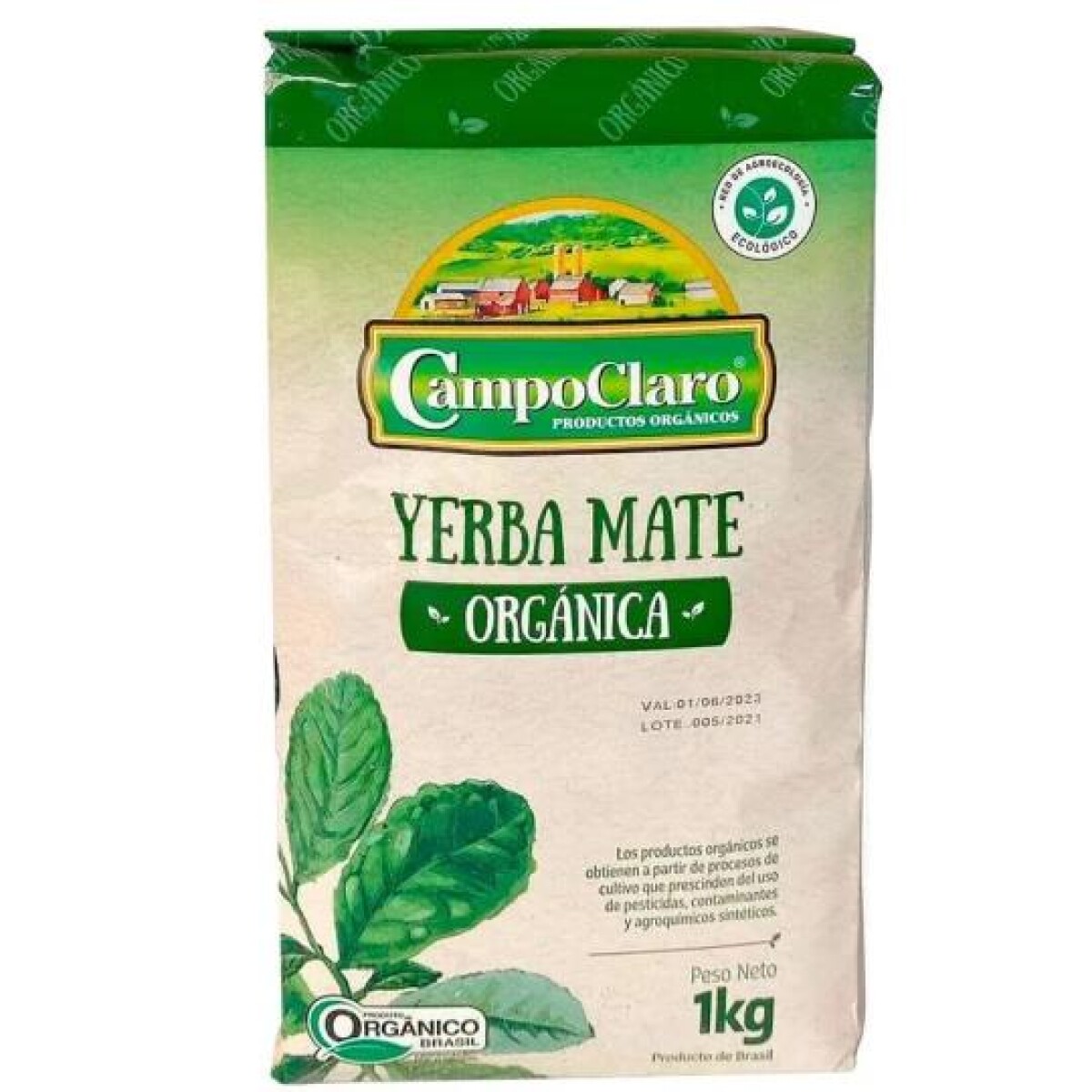 NAT-YERBA CAMPO CLARO COMUN ORGANICA 1K 