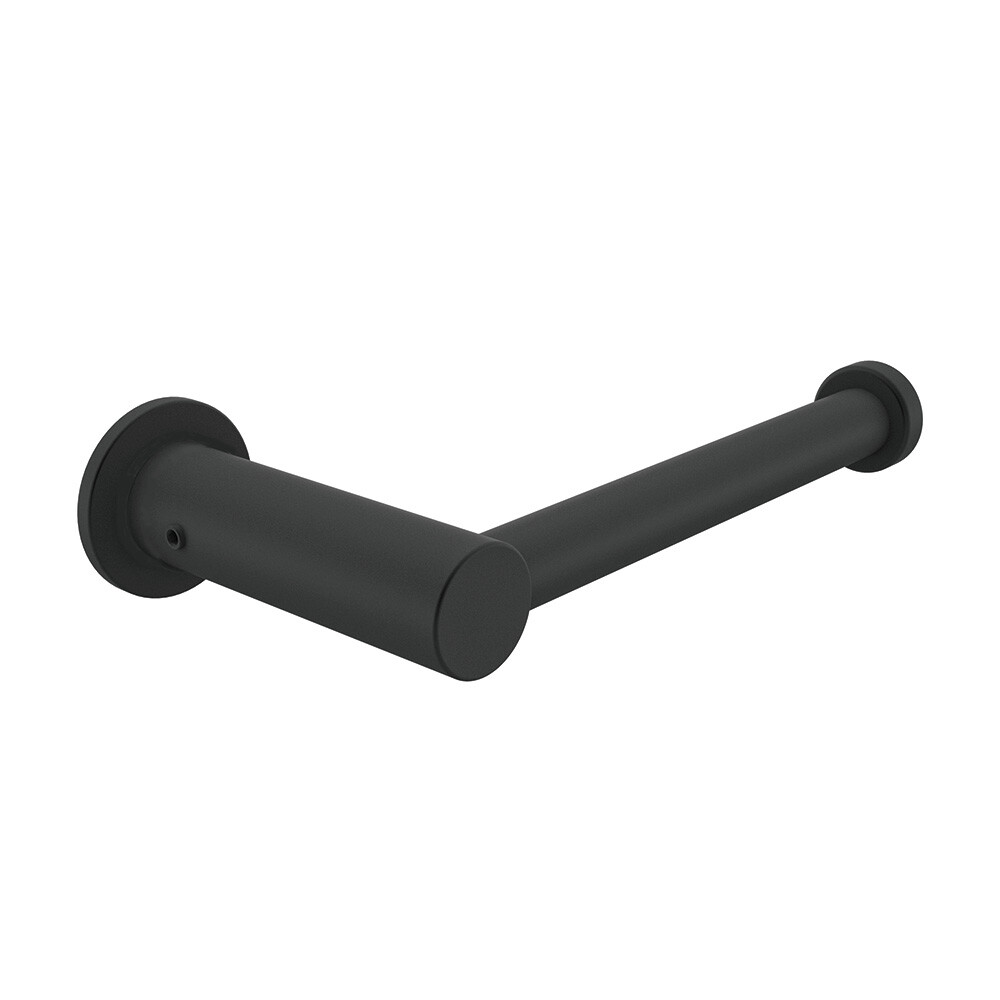 PORTA ROLLO PARA BAÑO MODELO ERGOS COLOR NEGRO MATE Porta Rollo Para Baño Modelo Ergos Color Negro Mate