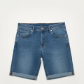 BERMUDA JEAN BIZON Azul Oscuro