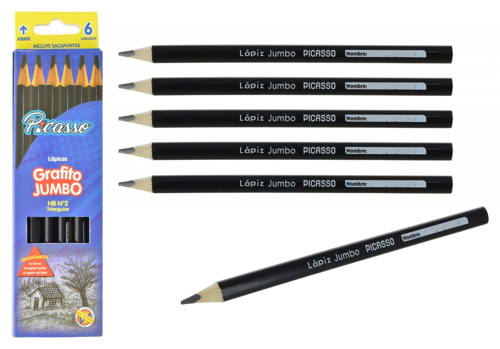 LAPICES ESCRIBIR X6 HB 