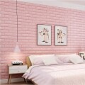 REVESTIMIENTO AUTO ADHESIVO 3D 70 X 77 CM X 3 MM - LADRILLO ROSADO X 10 REVESTIMIENTO AUTO ADHESIVO 3D 70 X 77 CM X 3 MM - LADRILLO ROSADO X 10