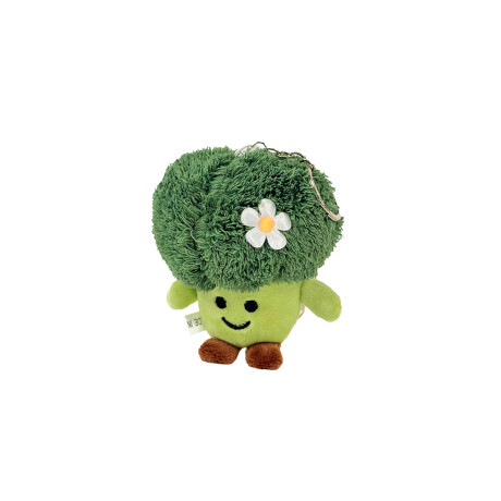 Llavero Colgante Brocoli de peluche Verde