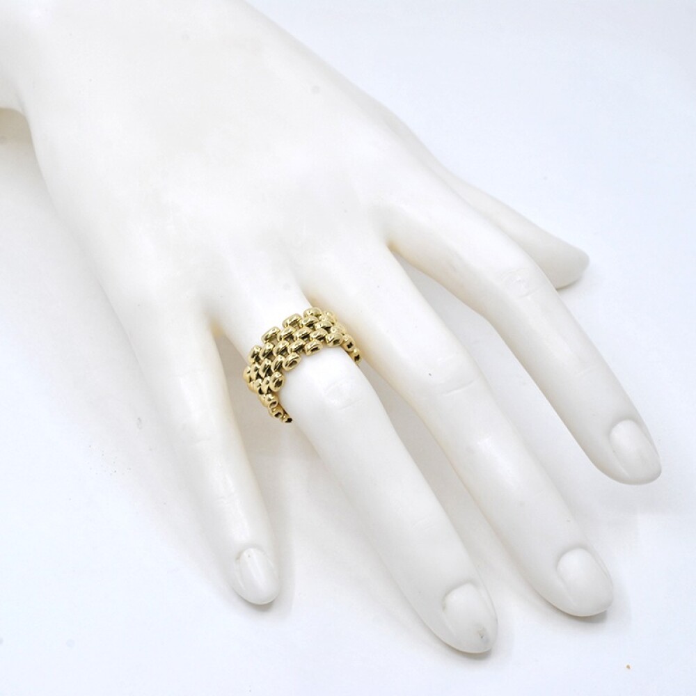 Anillo en oro 18k panther 5 hilos Anillo en oro 18k panther 5 hilos
