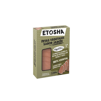 Fetas vegetales sabor jamon Etosha Fetas Vegetales Jamon Etosha