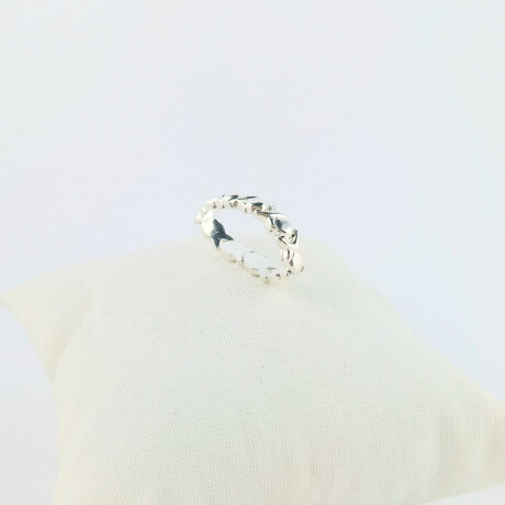 Anillo xoxo mini en Plata 925 Diametro interno 18 mm