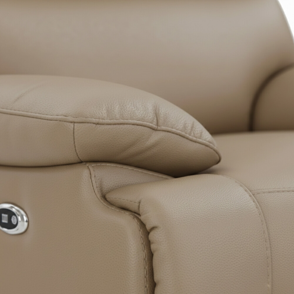 SOFA SILLÓN POLTRONA RECLINABLE RETRACTIL CON SISTEMA ELECTRICO Y EN CUERO GENUINO SOFA SILLÓN POLTRONA RECLINABLE RETRACTIL CON SISTEMA ELECTRICO Y EN CUERO GENUINO